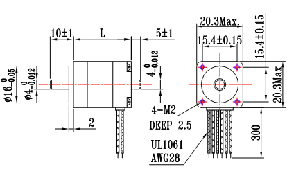 6711560836372860.jpg 四相混合式步進電機的機械尺寸