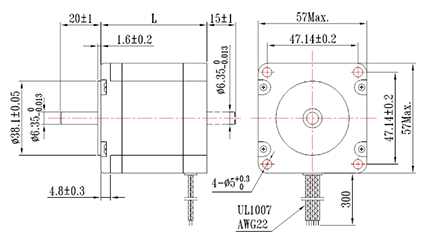 8951561365274205.jpg 四相混合式步進電機的機械尺寸